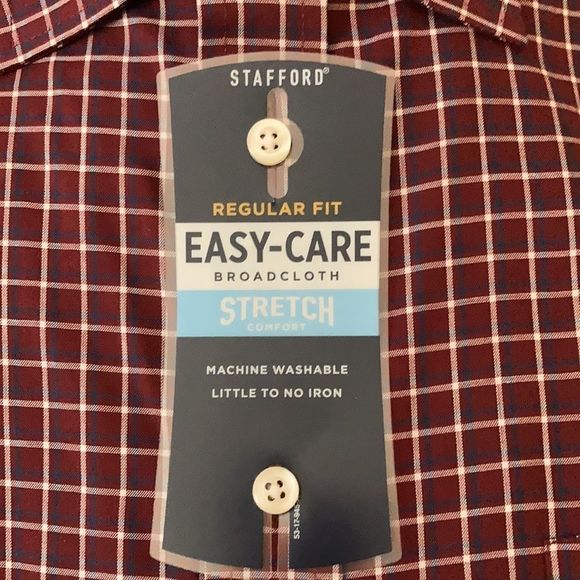 Mens Stafford long sleeve shirt NWT - Picture 4 of 6